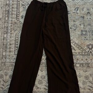 SHEIN: Brown Wide Leg Pants
